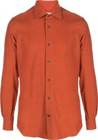Thumbnail for your product : Mazzarelli Spread-Collar Cotton Shirt