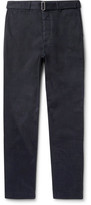 Thumbnail for your product : Officine Generale Julian Slim-Fit Cotton and Ramie-Blend Twill Trousers