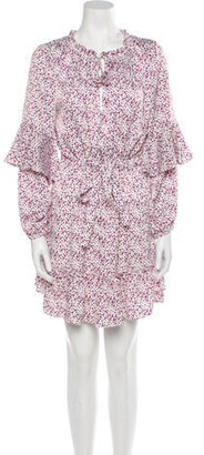 MISA Polka Dot Print Mini Dress w/ Tags Purple Polka Dot Print Mini Dress w/ Tags