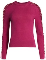 Thumbnail for your product : Jonathan Simkhai Cutout-Sleeve Wool Sweater