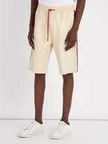 Thumbnail for your product : Gucci Drawstring Leather Shorts - Mens - White