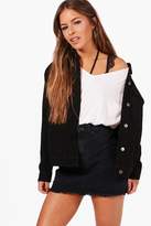 Thumbnail for your product : boohoo Petite Janice Embroidered Tiger Jacket