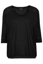 Thumbnail for your product : Topshop V-neck slubby top