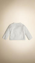 Thumbnail for your product : Burberry Cable Knit Detail Cotton Cardigan