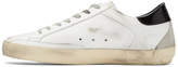 Thumbnail for your product : Golden Goose White and Black Superstar Sneakers