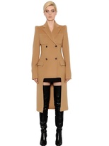 Thumbnail for your product : Maison Martin Margiela 7812 Double Breasted Wool Blend Coat