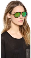 Thumbnail for your product : Stella McCartney Mirrored Aviator Sunglasses