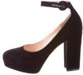 Thumbnail for your product : Gianvito Rossi Platform Ankle Strap Pumps