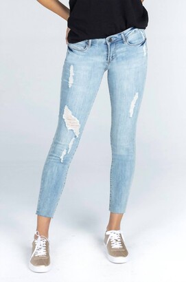 Articles of Society Cane Mid Rise Jeans in Light Blue