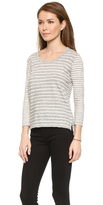 Thumbnail for your product : James Perse Collage Striped Top