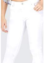 Thumbnail for your product : Select Fashion Fashion Womens White Becky Regular Rise Crop Jean - size 6