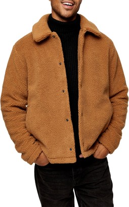 topman borg jacket
