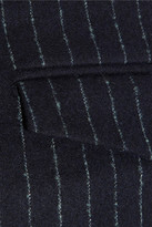 Thumbnail for your product : See by Chloe Pinstriped wool-blend felt tapered pants