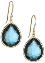 Thumbnail for your product : Ippolita Rock Candy Small 18K Yellow Gold & London Blue Topaz Teardrop Earrings