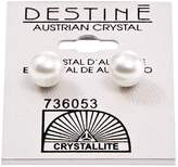 Thumbnail for your product : Crystallite Destine White Pearl 8mm Earrings
