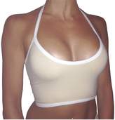 Thumbnail for your product : ABC Women' Intimate, Women Boho Tank Butier Bra Vet Crop Top Bralette Cami Bloue