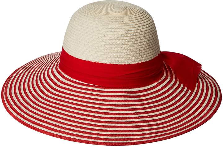 womens red floppy hat