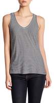 Thumbnail for your product : Susina Striped Shirred Back Tank