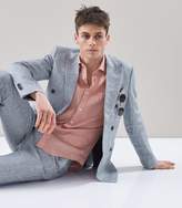 Thumbnail for your product : Reiss Dodd - Short Sleeved Linen Shirt in Pink