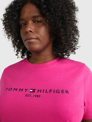 Tommy Hilfiger Curve Crewneck T-Shirt - ShopStyle