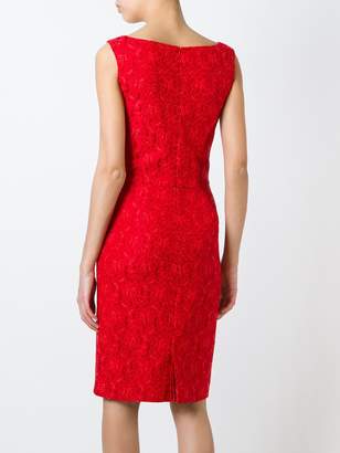 Ermanno Scervino fitted lace jacquard dress