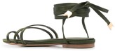 Thumbnail for your product : ILIO SMERALDO Toe-Strap Flat Leather Sandals