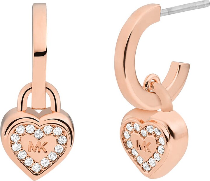 Michael Kors Rose Gold Earrings | ShopStyle
