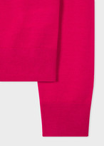 Thumbnail for your product : Paul Smith Women's Fuchsia Merino 'Artist Stripe' Cardigan