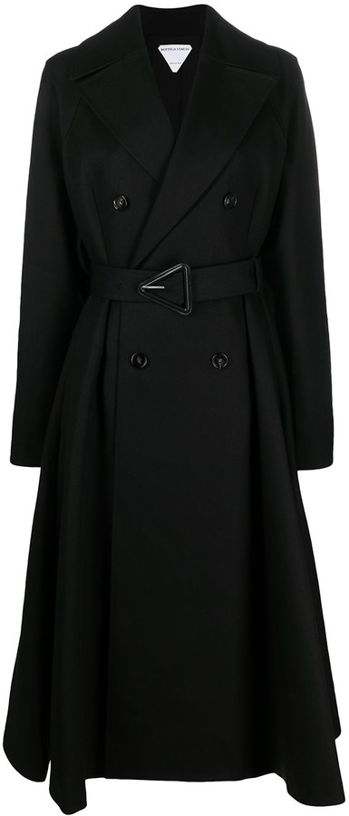 long flared coat