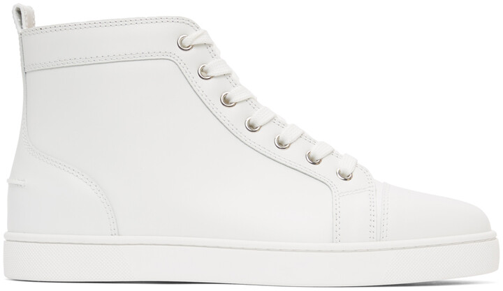 Louboutin Witte Sneakers Online Sale, UP TO 54% OFF