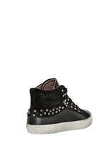 Thumbnail for your product : Studded Suede & Leather Sneakers