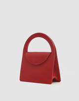 Thumbnail for your product : Building Block Lady Leather Purse in Tomato