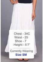 Thumbnail for your product : Mod-o-doc Sheer Slub Woven Pleated Maxi Skirt