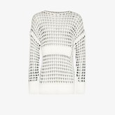 Thumbnail for your product : Sulvam Mesh Knit Sweater
