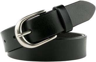 Wide Black Leather Belt | Shop the world's largest collection of fashion |  ShopStyle UK