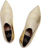 Thumbnail for your product : Laurence Dacade Gaia mirrored-leather loafers