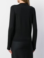 Thumbnail for your product : Rochas Logo Print Fine Knit Jumper