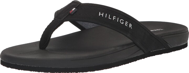 Hilfiger Men's Black Sandals & | over 20 Tommy Hilfiger Men's Black Sandals & Slides | ShopStyle | ShopStyle