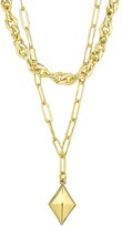 Thumbnail for your product : Sterling Forever 14K Goldplated Multi-Layer Necklace
