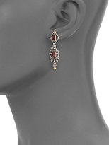 Thumbnail for your product : Konstantino Artemis Rhodolite, 18K Yellow Gold & Sterling Silver Ornate Cuff Bracelet