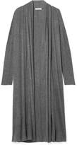 Thumbnail for your product : The Row Renate Stretch-cashmere Cardigan - Dark gray