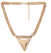 Thumbnail for your product : Forever 21 Oversized Triangle Pendant  Necklace