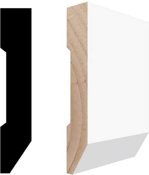 RESO RMC SCP3 11/16 in. D x 3 1/4 in. W x 102 in. L Primed Finger-Joined Pine Casing 10-Piece 82.5 ft. Total