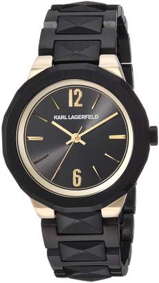 Karl Lagerfeld Paris Women's 'Joleigh' Quartz Stainless Steel Casual Watch, Color: (Model: KL3401)
