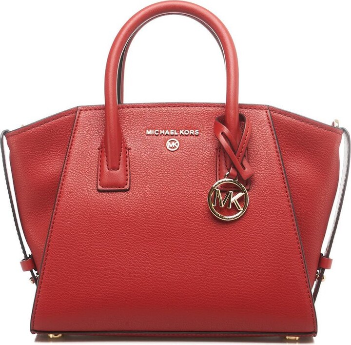 Michael Kors Voyager Small Leather Tote Bag (Crimson Red) : Clothing, Shoes  & Jewelry 