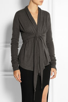 Thumbnail for your product : Rick Owens LILIES stretch-jersey cardigan