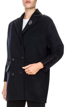 The Kooples Embroidered Peacoat