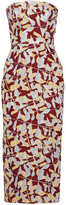 Thumbnail for your product : J. Mendel J.mendel Strapless Metallic Silk-blend Cloque Gown