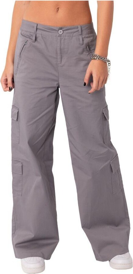 Double Belt Loop Trousers, Grey