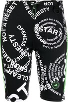 Thumbnail for your product : adidas by Stella McCartney Printed Cycling Shorts